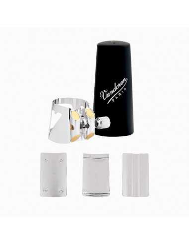 Abrazadera y Boquillero Clarinete Sib Vandoren Optimum LC-01P
