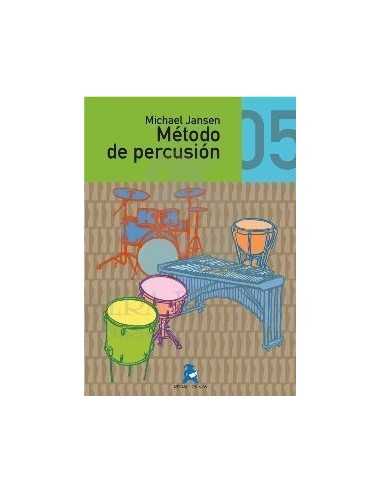 Método de Percusión Vol. 5. 1 de Grado medio. Jansen, Michael.
