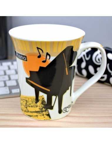 Taza Cerámica Piano