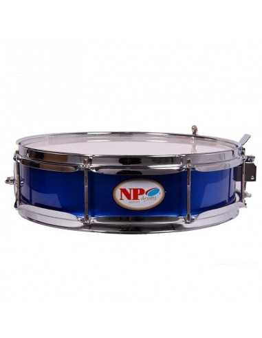 Caja Banda NP Crome Aluminio 35X09 cm, Casco Azul, Aros Metálicos